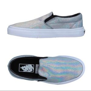 Iridescent Slip On Vans